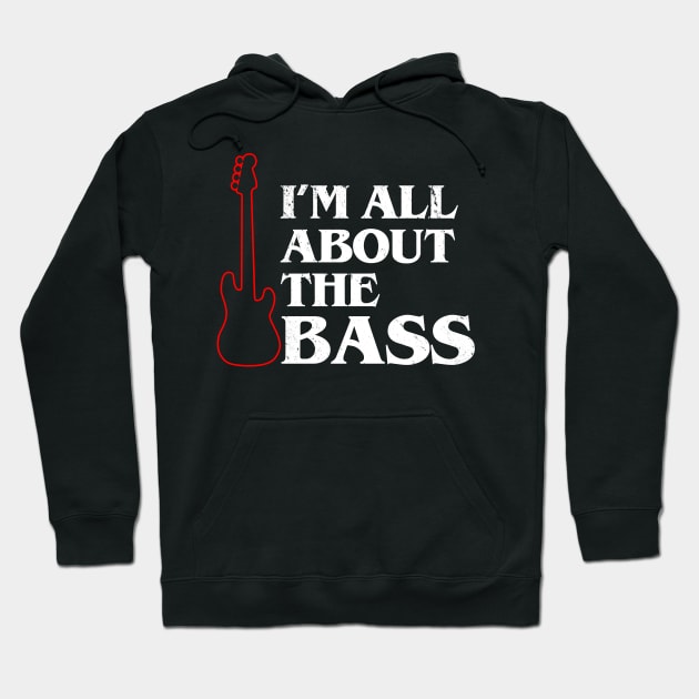 Funny Bass Guitar Bassist Slogan Gift For Bassist Bass Player Hoodie by BoggsNicolas